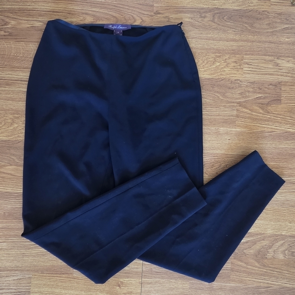 Ralph Lauren Purple Label Pants 6 Alandra Stretch Wool Blend $890